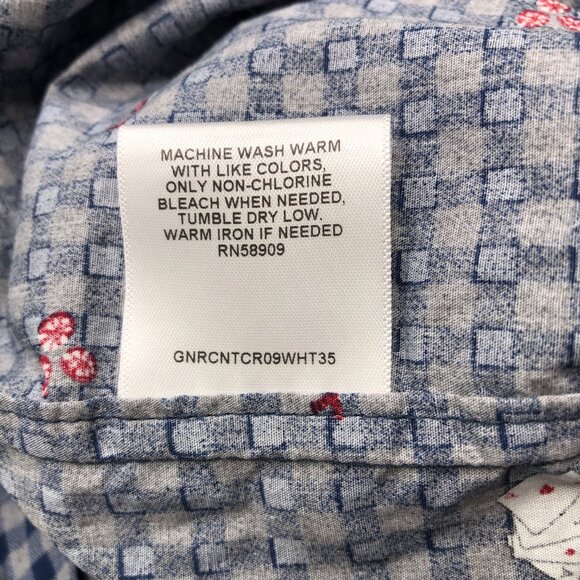 Cremieux Classics Men's Long Sleeve Shirt Slim Fit Size Medium 100% Cotton NWT - Picture 8 of 11